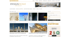 Desktop Screenshot of designhome.ae